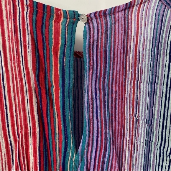 Splendid Woven Sunstone striped multicolor shift dress M - Picture 7 of 10